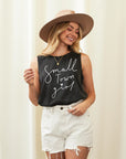 The Small Town Girl Graphic Tank Top