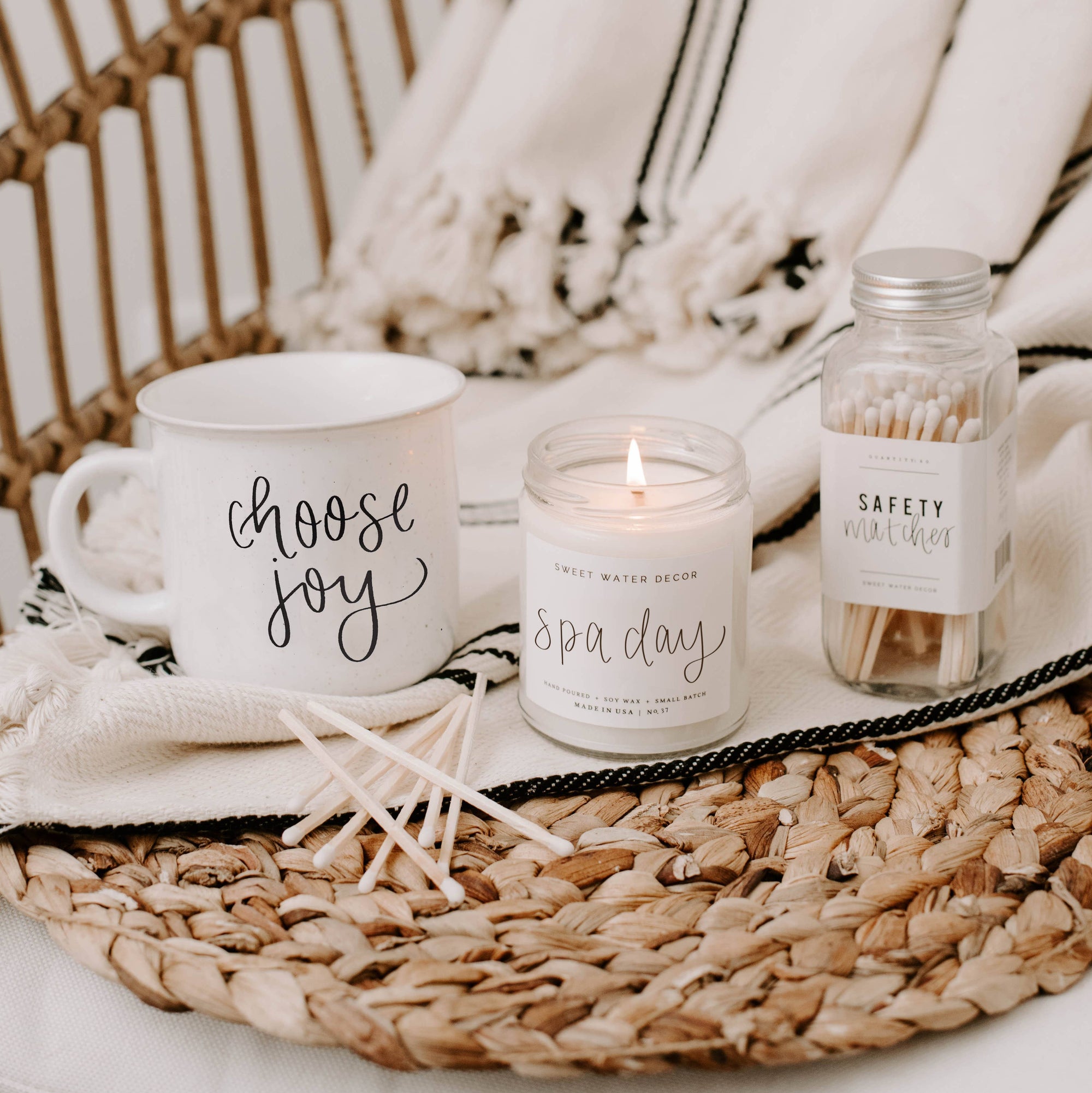 Spa Day Soy Candle by Sweet Water Decor