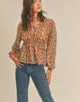 The Jayla Floral Tie String Top