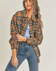 The Kayla Plaid Flannel Jacket