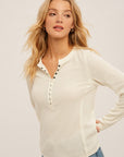 The Lilly Thermal Henley Top