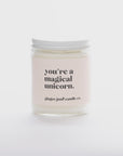 The You're a Magical Unicorn Soy Candle by Ginger June Candle Co.