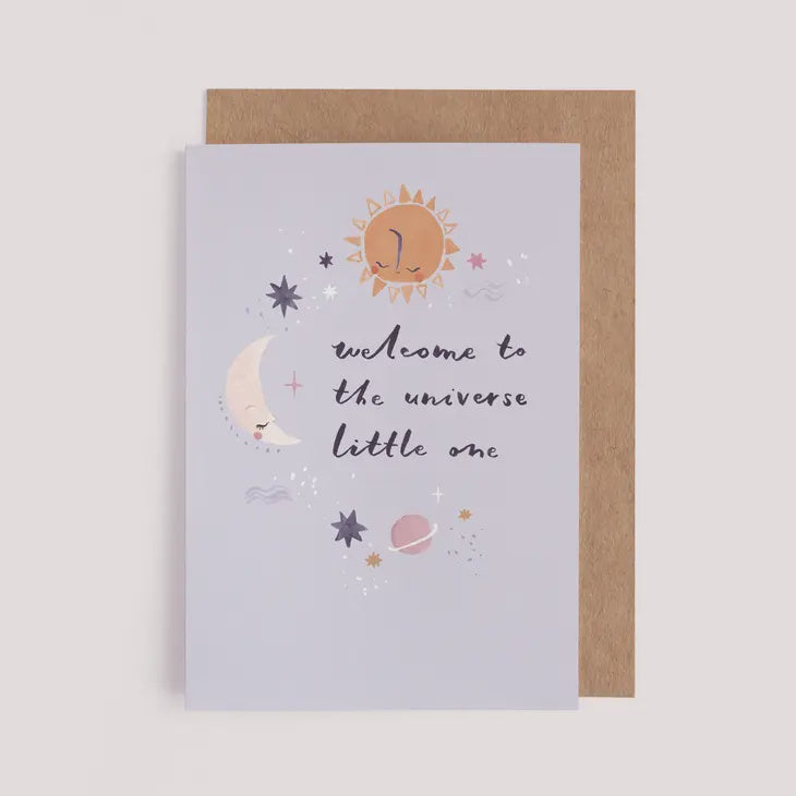 The Welcome to the Universe Card by Sister Paper Co