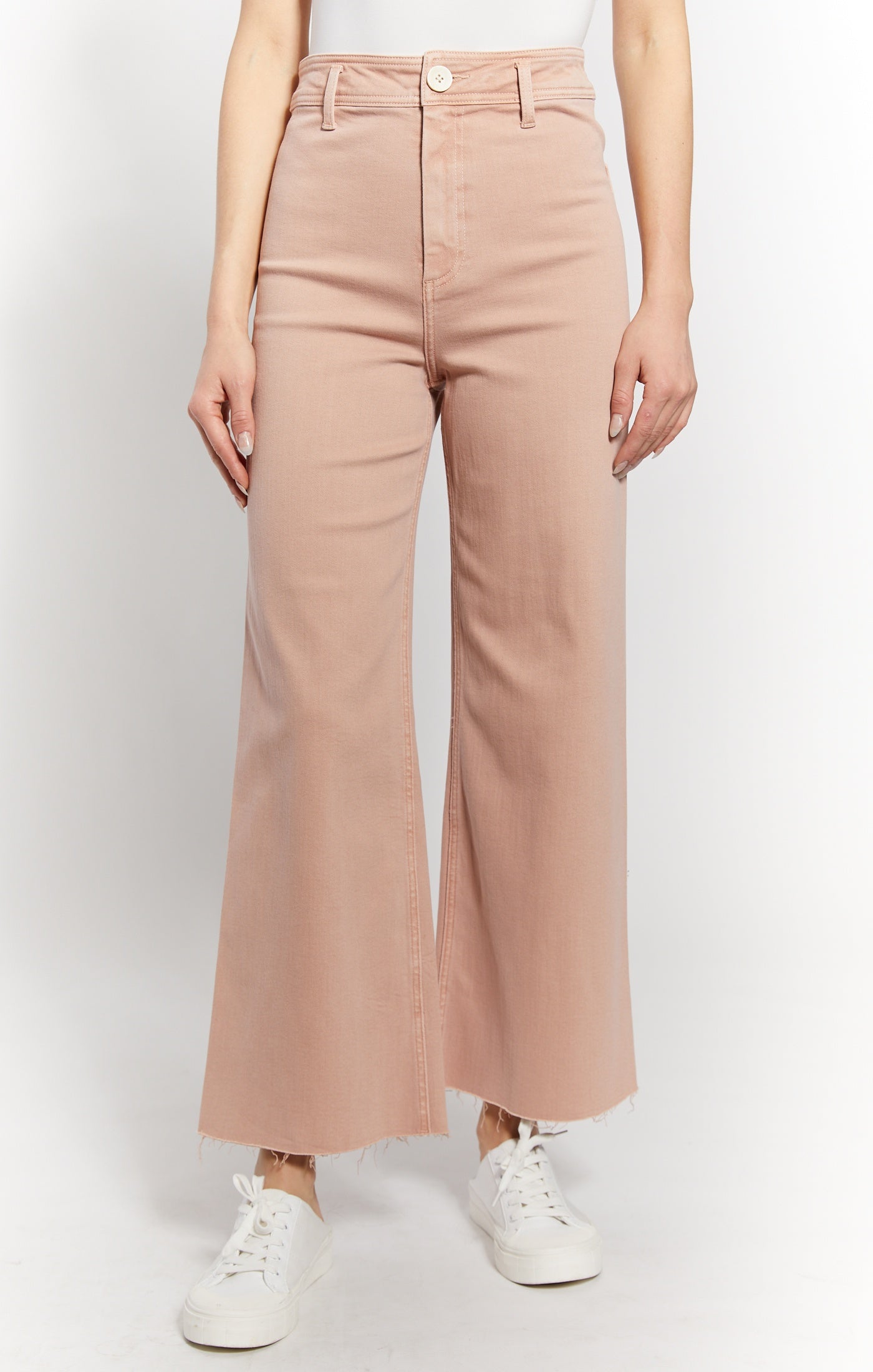 The Greer Ankle Length Wide Leg Denim by OAT NY