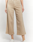 The Greer Cropped Wide Leg Denim by OAT NY
