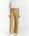 The Greer Ankle Length Wide Leg Denim by OAT NY