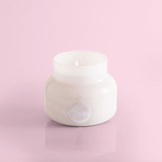 Volcano Signature White Candle by Capri Blue Thread + Seed